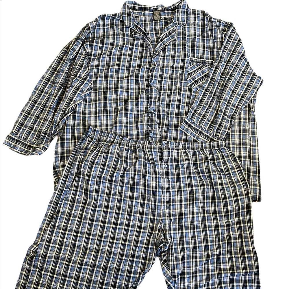 Men Big & Tall  PJ pant set 5XL Used good condition. No pet and non smoker.
